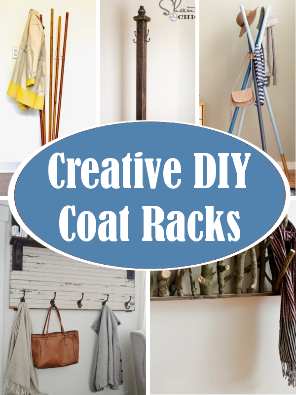 5 Creative Coat Rack Tutorials | DIY Home Sweet Home