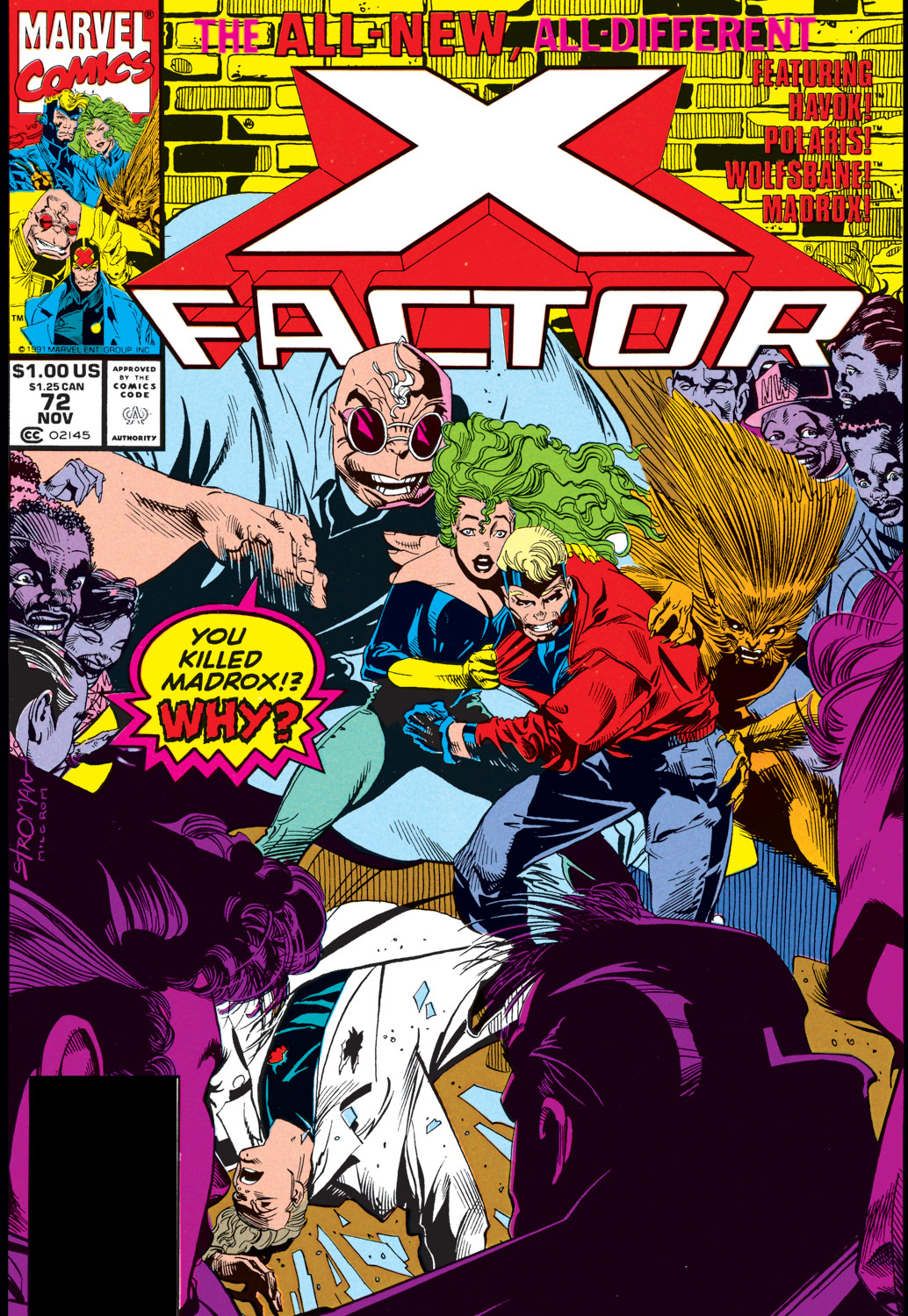 Read online X-Factor (1986) comic -  Issue #72 - 1