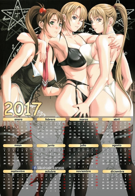 calendario hentai 2017