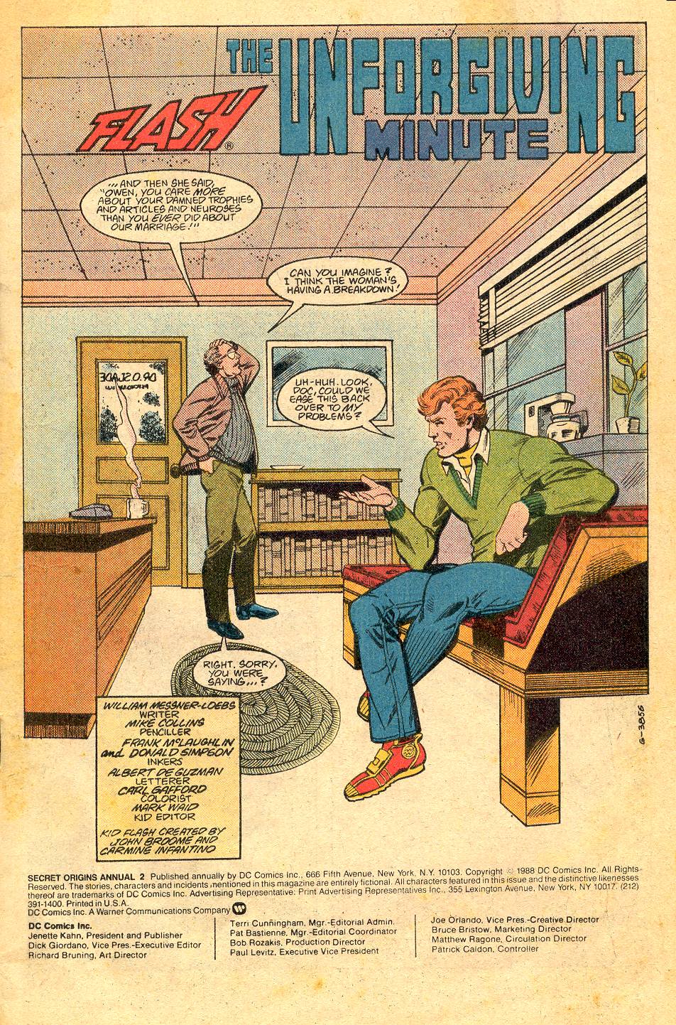 Read online Secret Origins (1986) comic -  Issue # _Annual 2 - 2