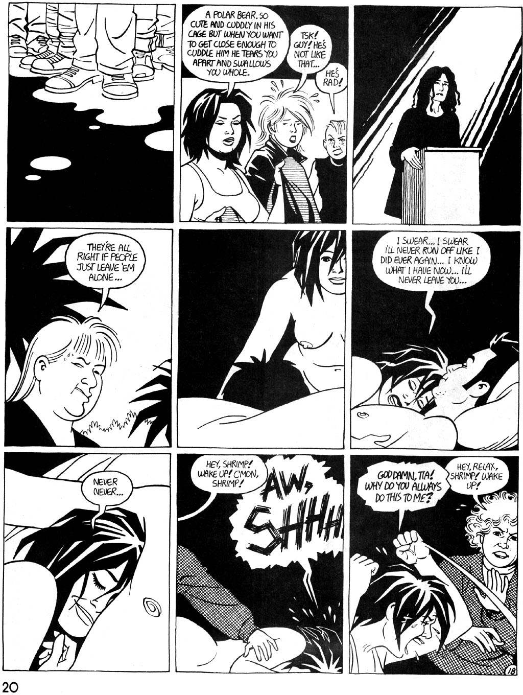 Read online Love and Rockets (1982) comic -  Issue #27 - 22