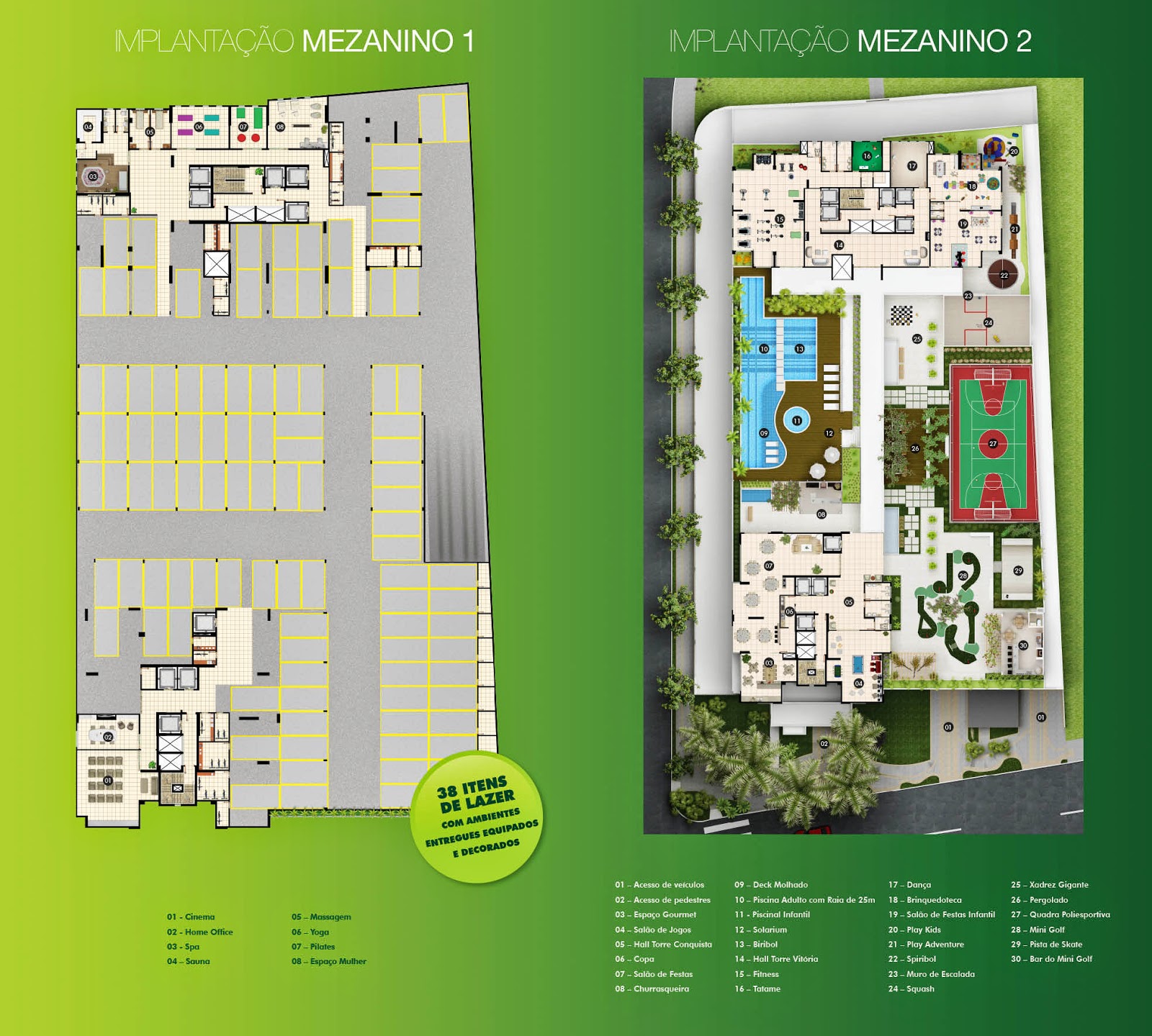 IMOVELAVENDAGOIANIA WINNER SPORTS LIFE RESIDENCE 3Q de 75m² / 2Q de 63m² / 1Q de 43m³