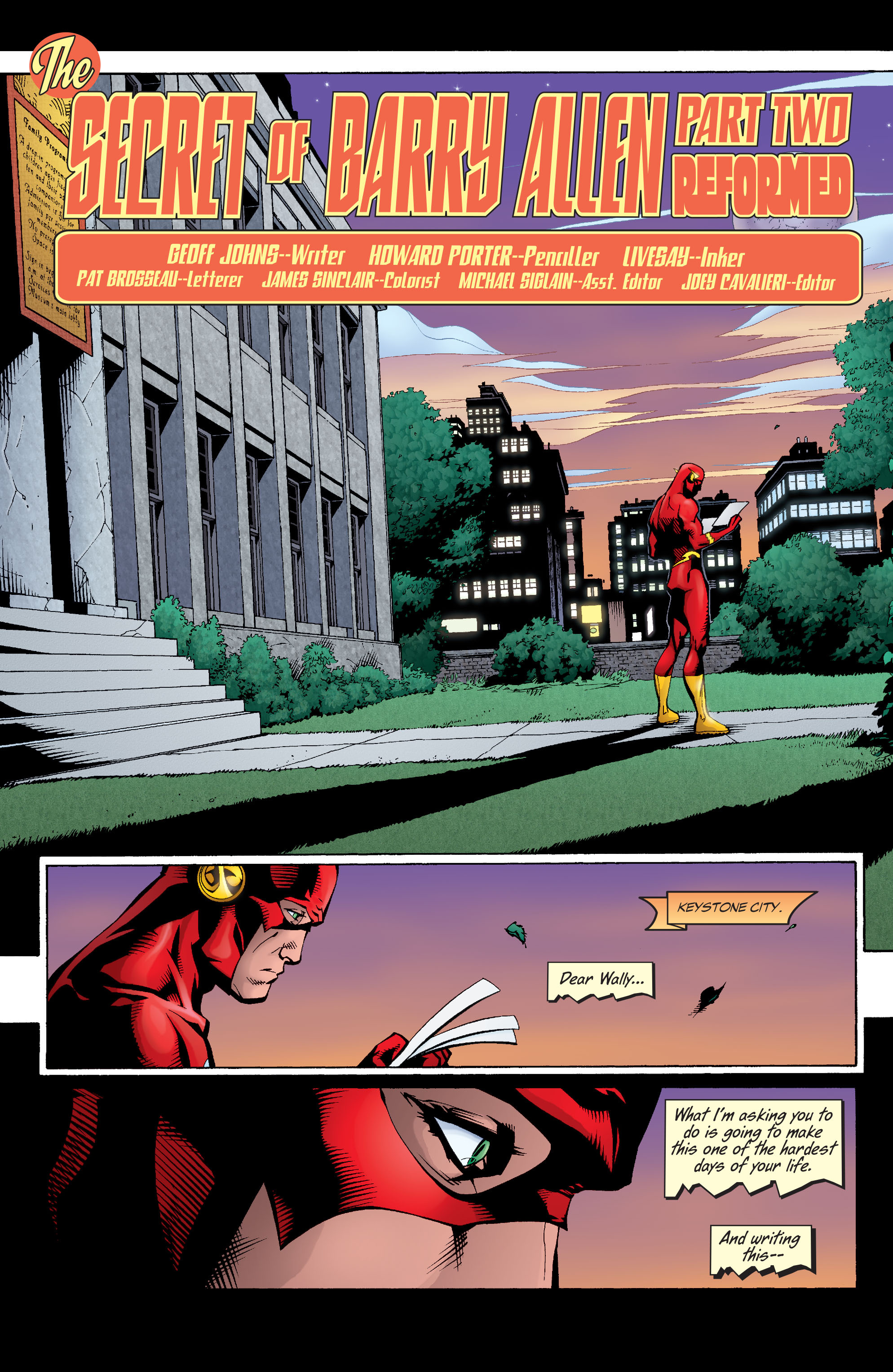 The Flash (1987) issue 215 - Page 2