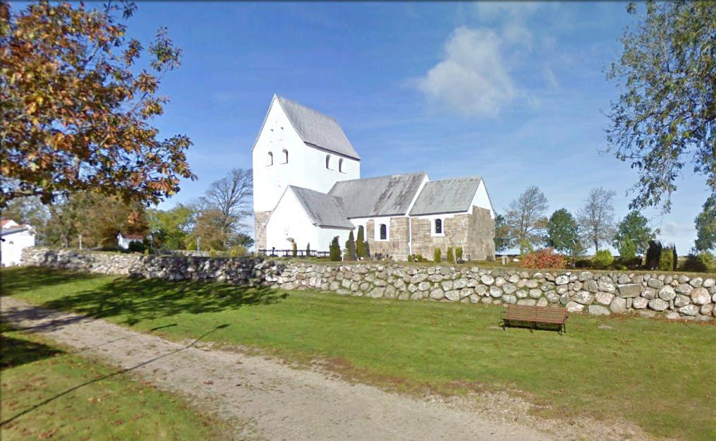 Church and Manor in Denmark Hjerk church/ Hjerk kirke, Harre herred