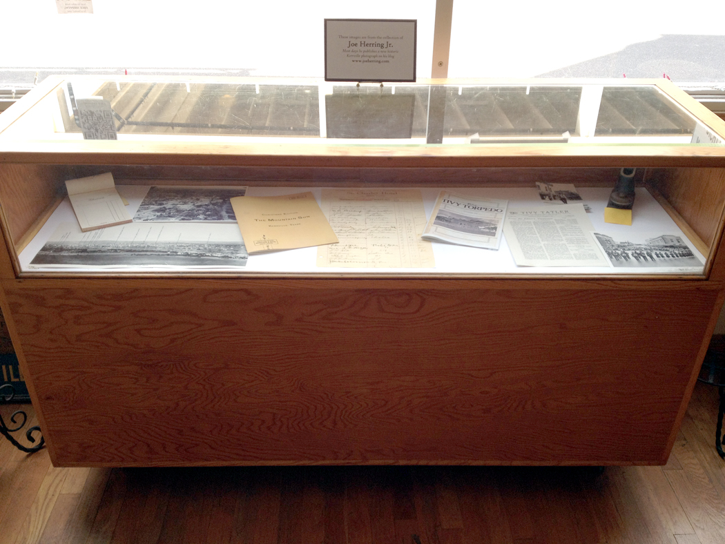 Joe Herring Jr. On display at our print shop