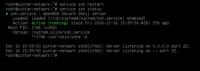 SSH root@169.254.199.99 NBT.
