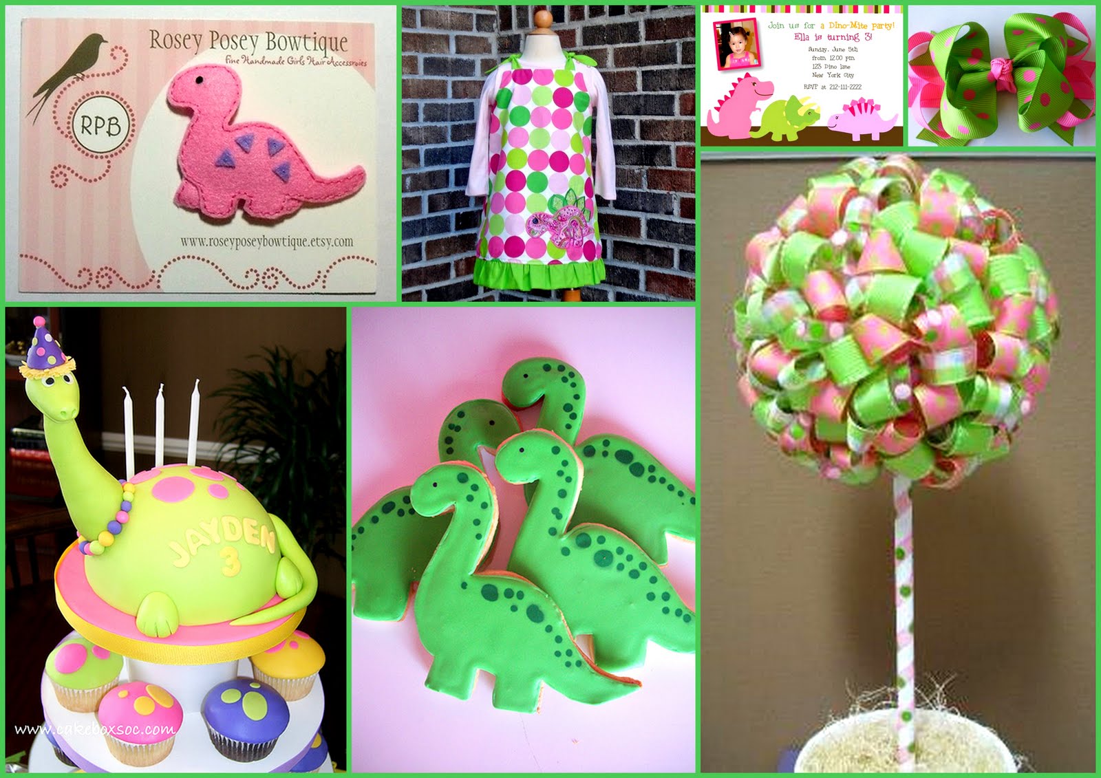 kalliopelp: Decoración de Fiestas Infantiles de Dinosaurios