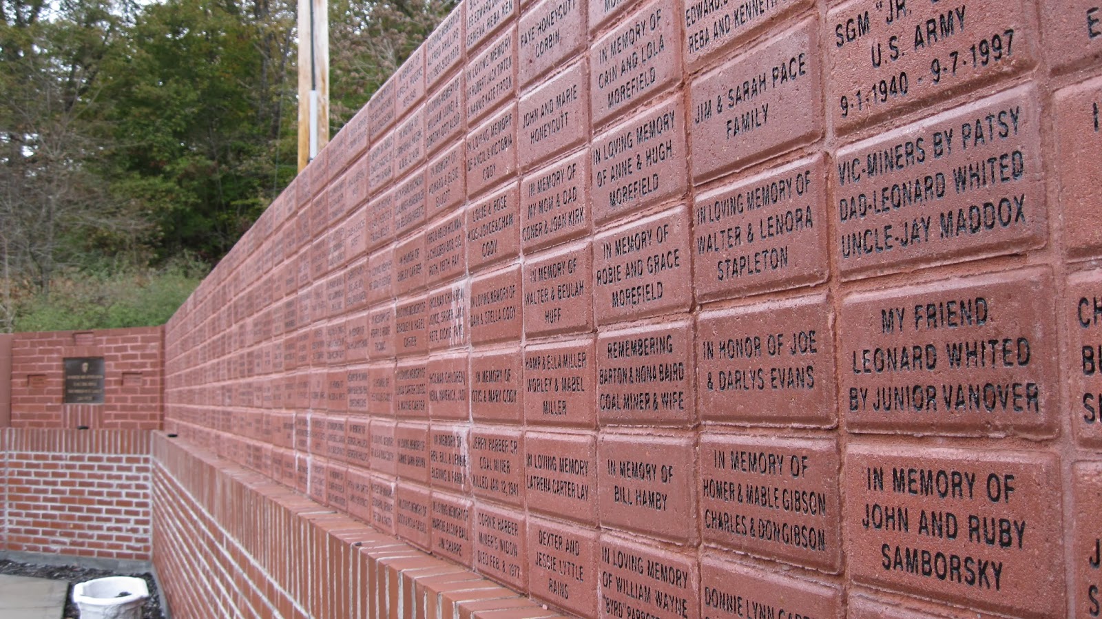 Lee County Virginia: Stop # 28: St. Charles Coal Miners Memorial Wall ...