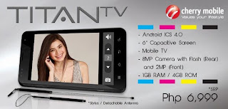 Cherry Mobile Titan TV Android 4.0 TV Phon