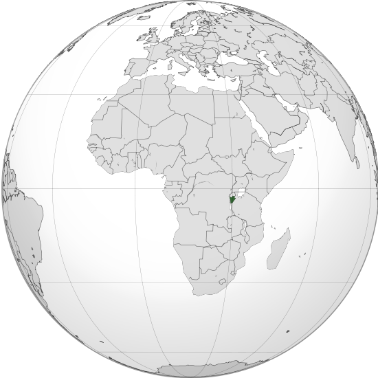 Letak negara Burundi