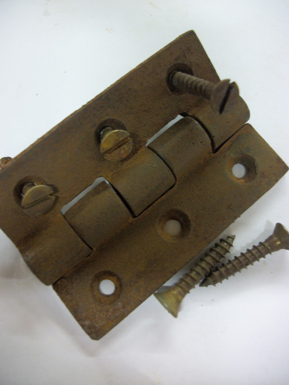 Letters from the Chair Rusting screws for a primitive antique look