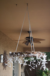 chandelier icicle diy ceiling patio lights hoop hula outdoor grapevine table string wreath project hook already had