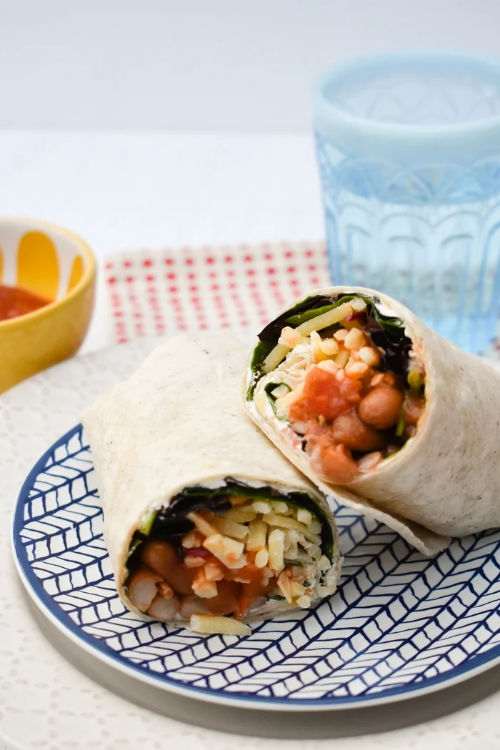 Spicy Bean Lunch Wrap