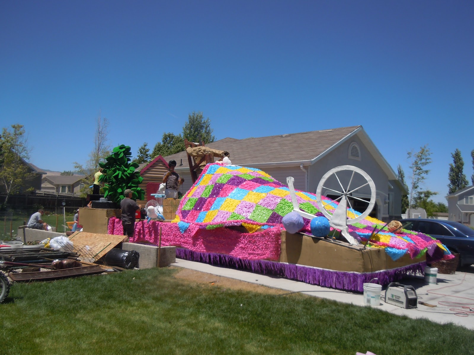 Herriman South Stake Days of 47 Float A walk around the Float
