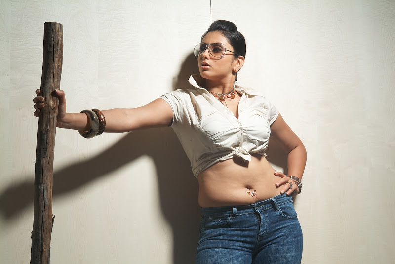 Namitha Hot Navel Show Spicy Photo Shoot.