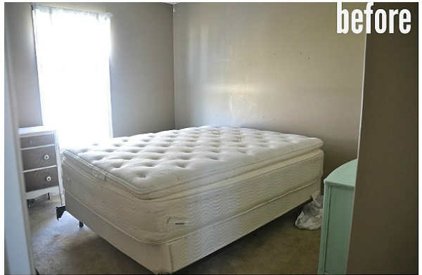 Un dormitorio de matrimonio low cost