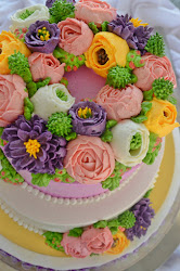 korean buttercream cake flowers cakes