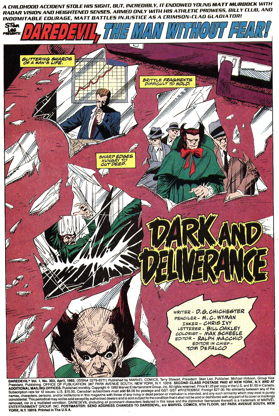 Read online Daredevil (1964) comic -  Issue #303 - 2