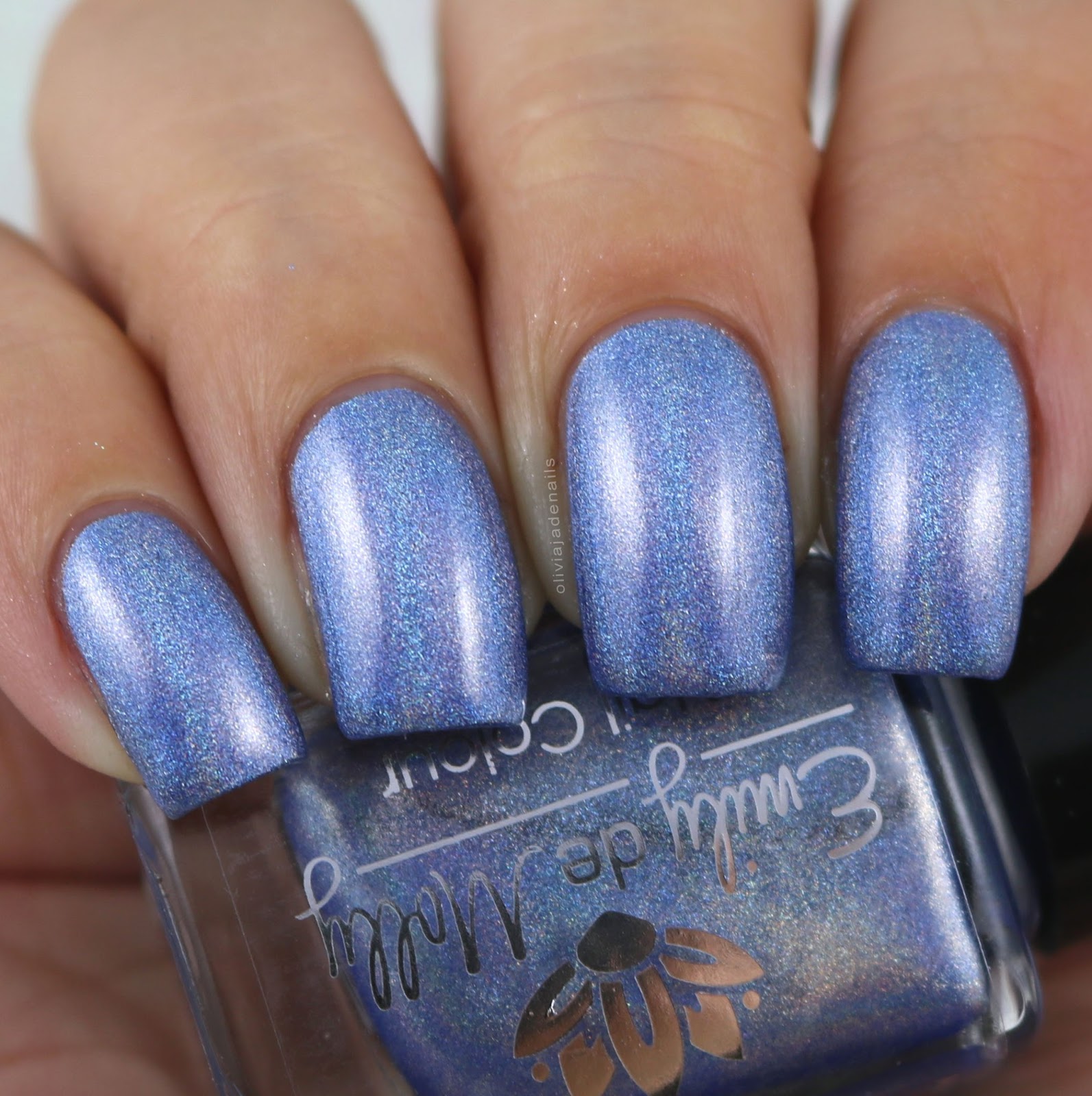 Emily de Molly Deafening Silence swatched by Olivia Jade Nails