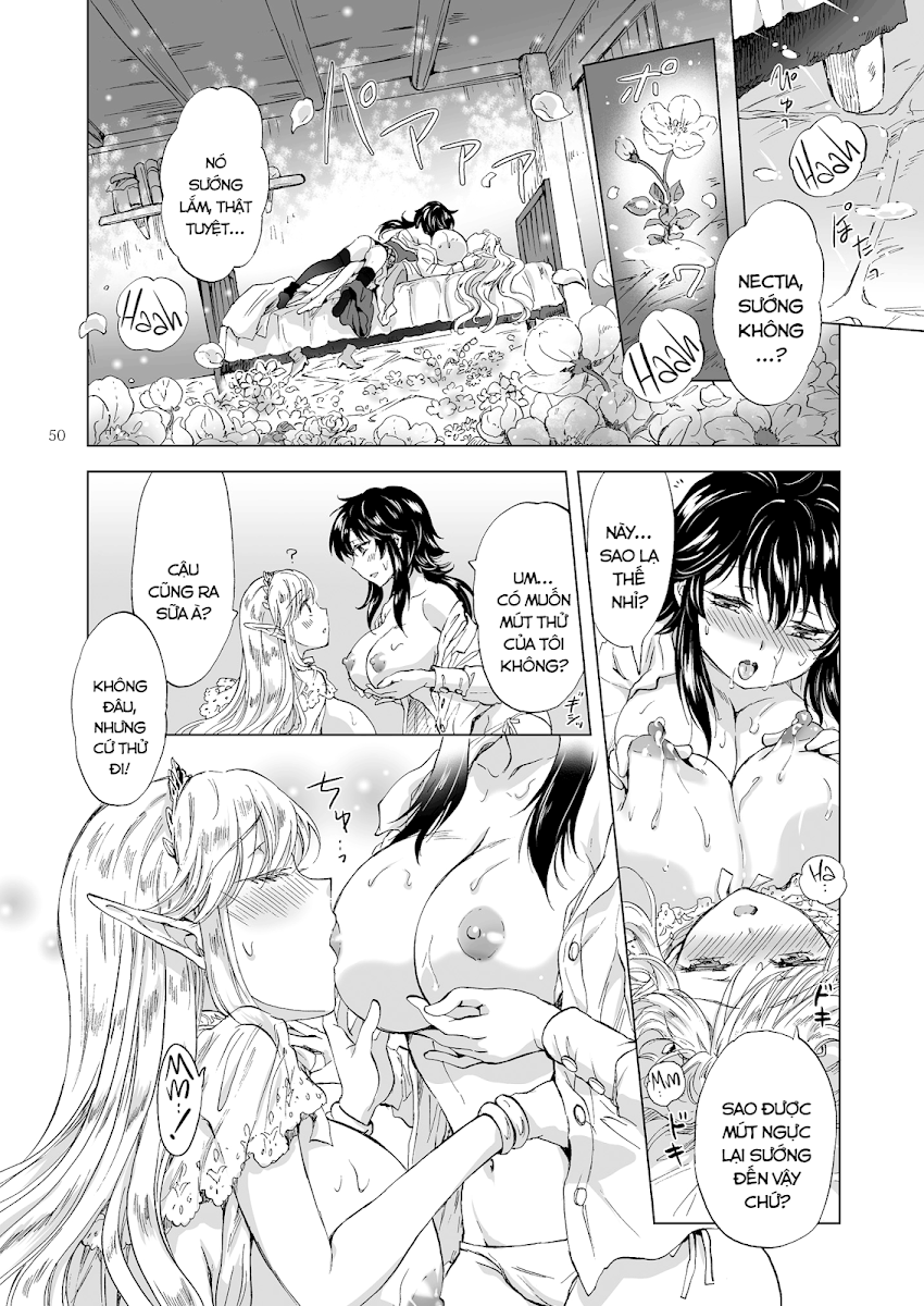HentaiVN.net - Ảnh 51 - Tuyển tập Yuri Oneshot - Chap 126: Seinaru Chichi no Elf Hime