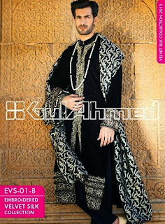 GulAhmad Velvet Coats 2014