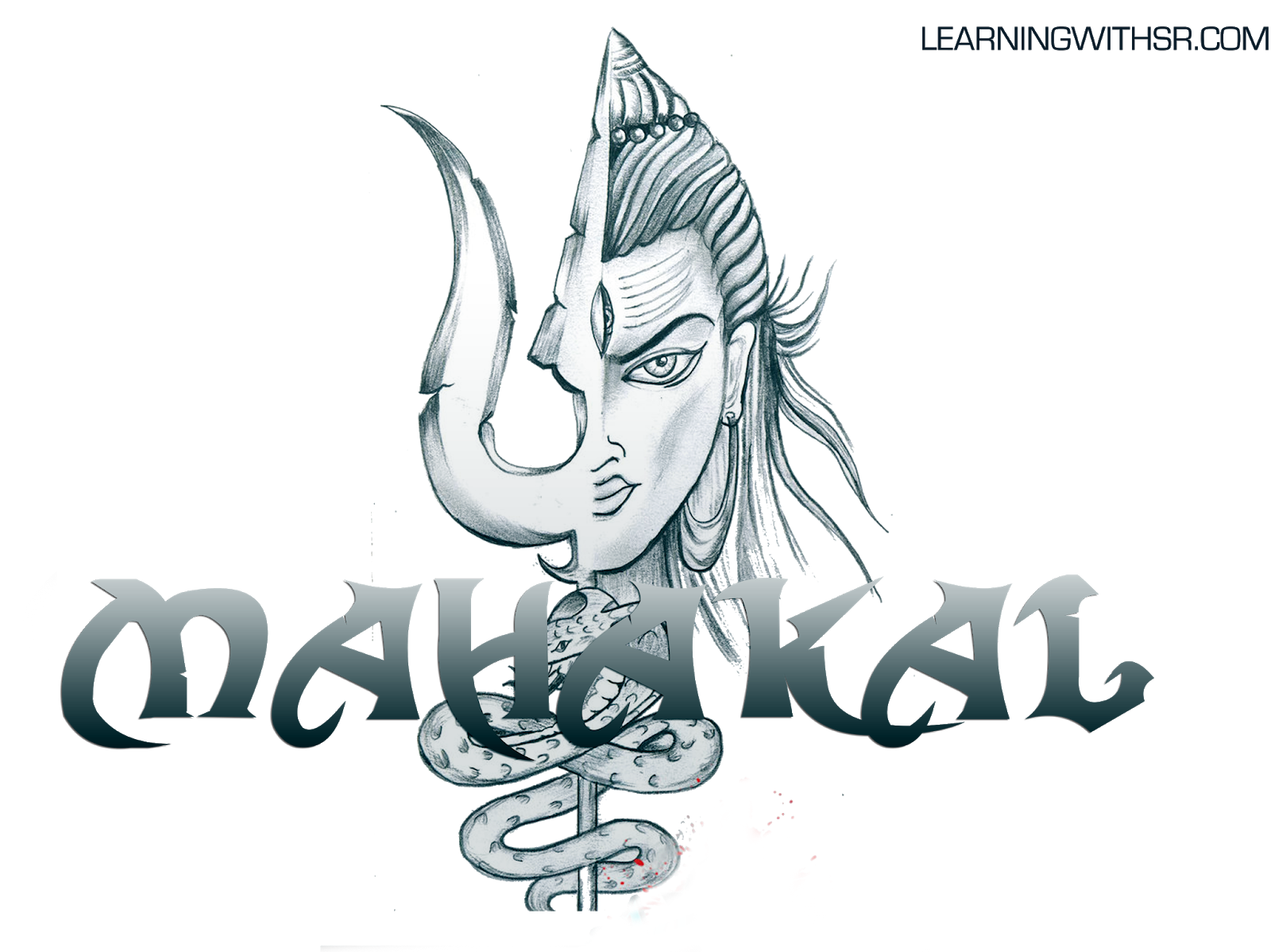 mahakal name logo PNG image with transparent background  TOPpng
