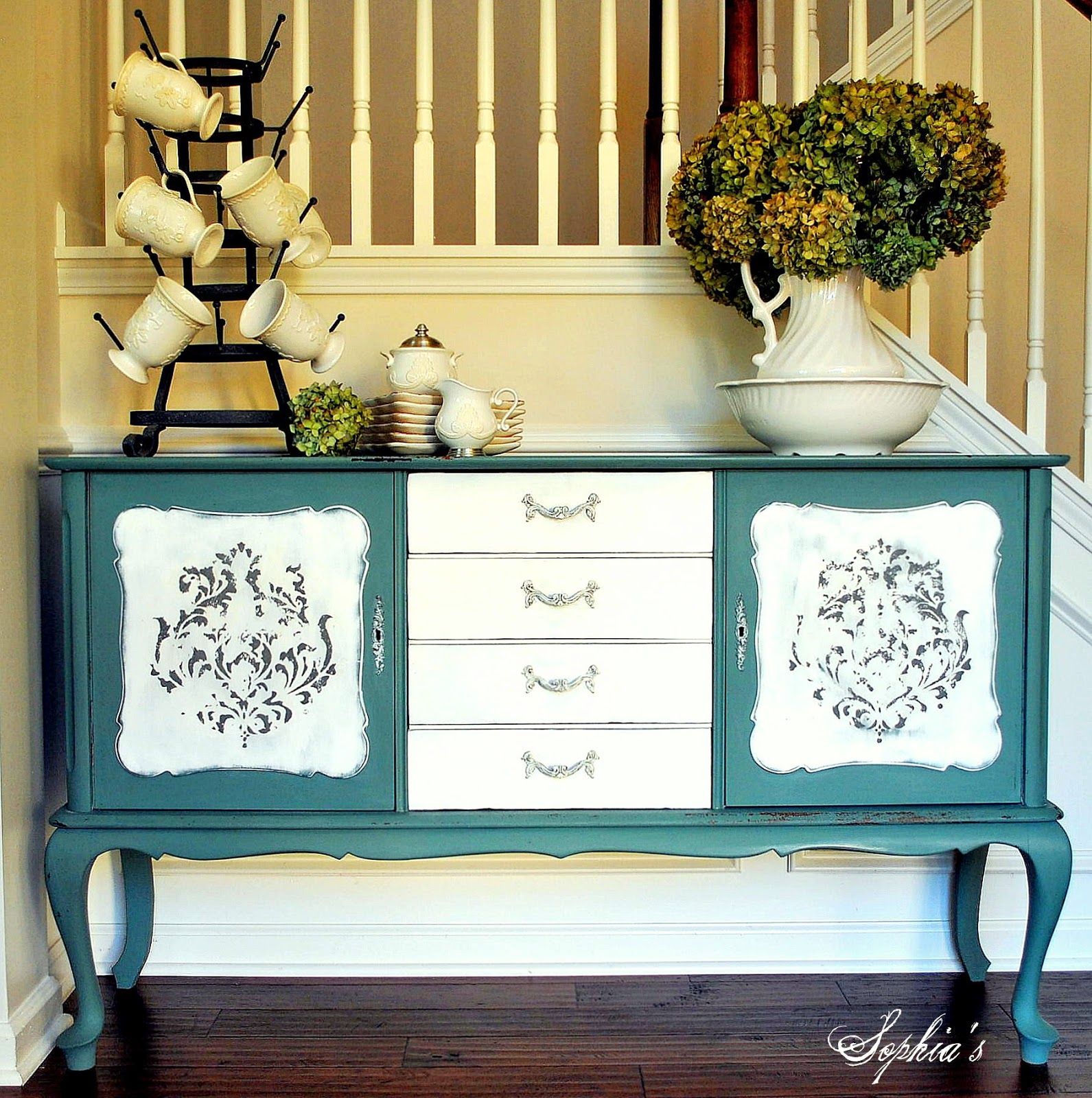 Kitchen Scale Milk Paint Sideboard