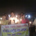 बिहार दिवस पर एनएसयूआई ने निकाला कैंडिल मार्च