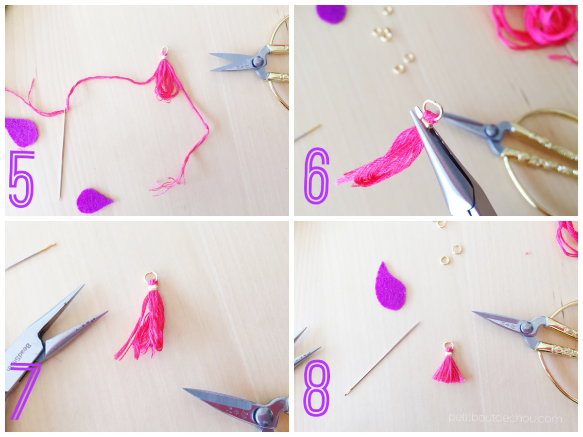 DIY: Summer Mini Tassel Earrings - Petit Bout de Chou