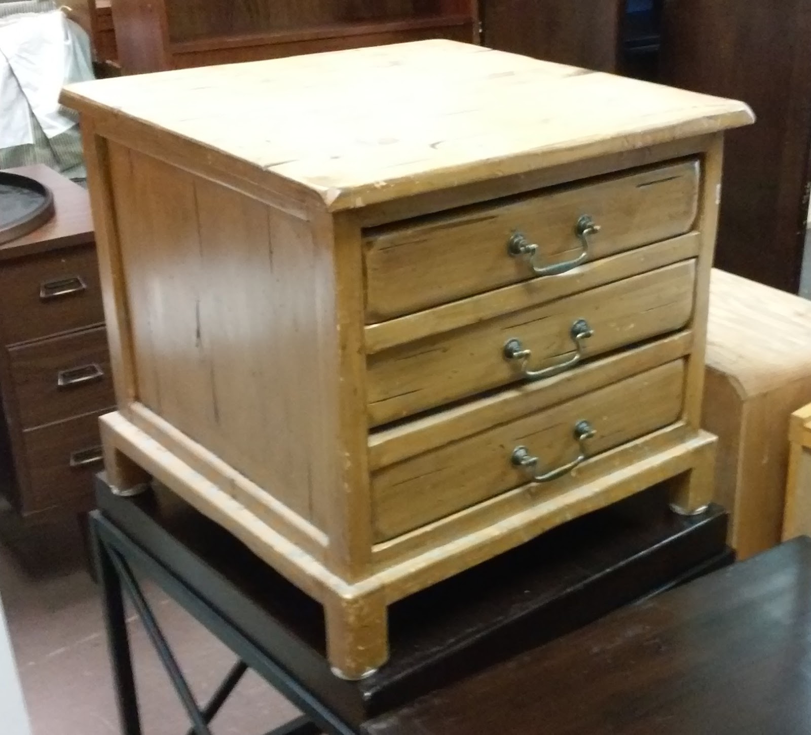 UHURU FURNITURE & COLLECTIBLES SOLD **REDUCED** 3Drawer Mexican Pine