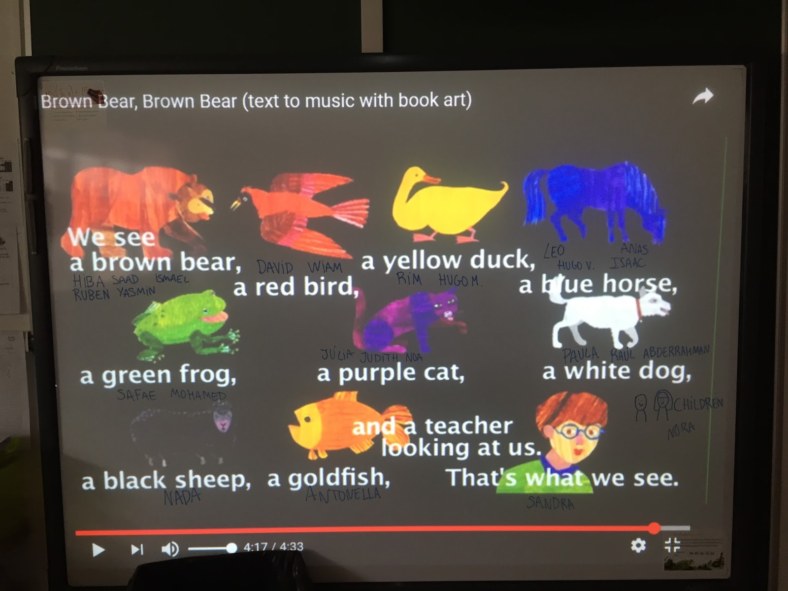 ENGLISH INFANTIL: P5 - BROWN BEAR BROWN BEARWHAT DO YOU SEE?