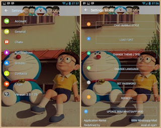 BBM Doraemon 3D V3.0.1.25 Apk