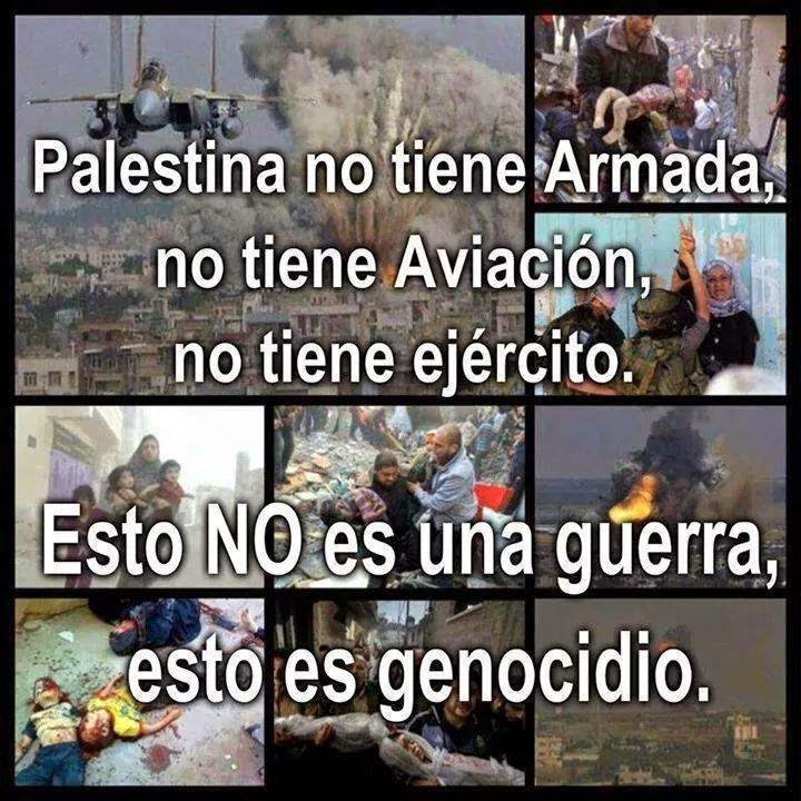 Genocídio palestino.