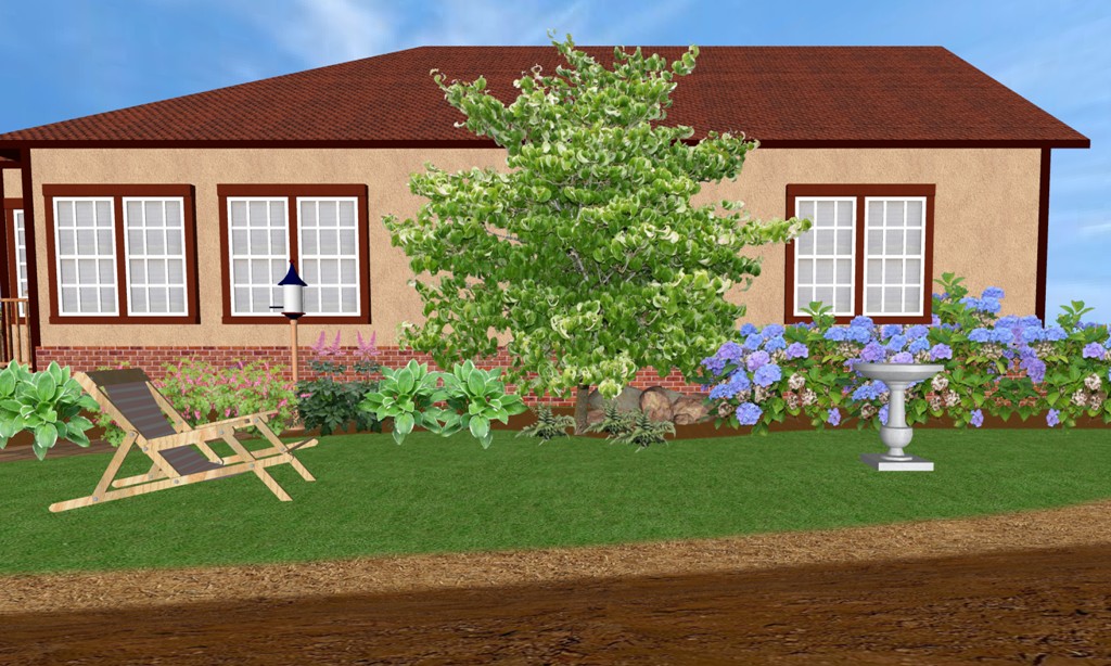 Faforite Area: Front yard landscaping zone 9