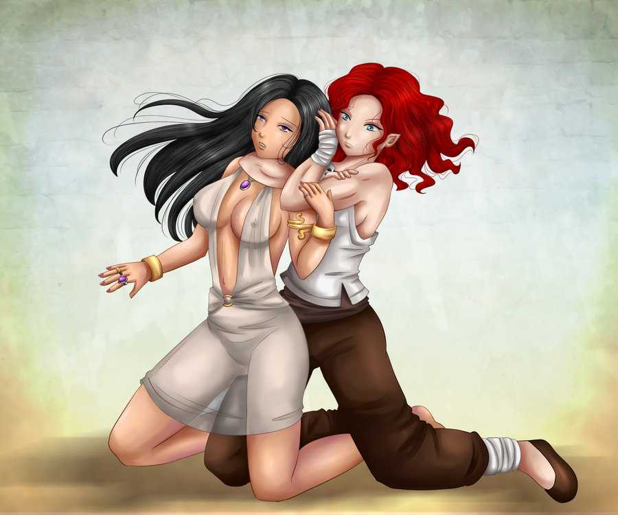 Catfight art 