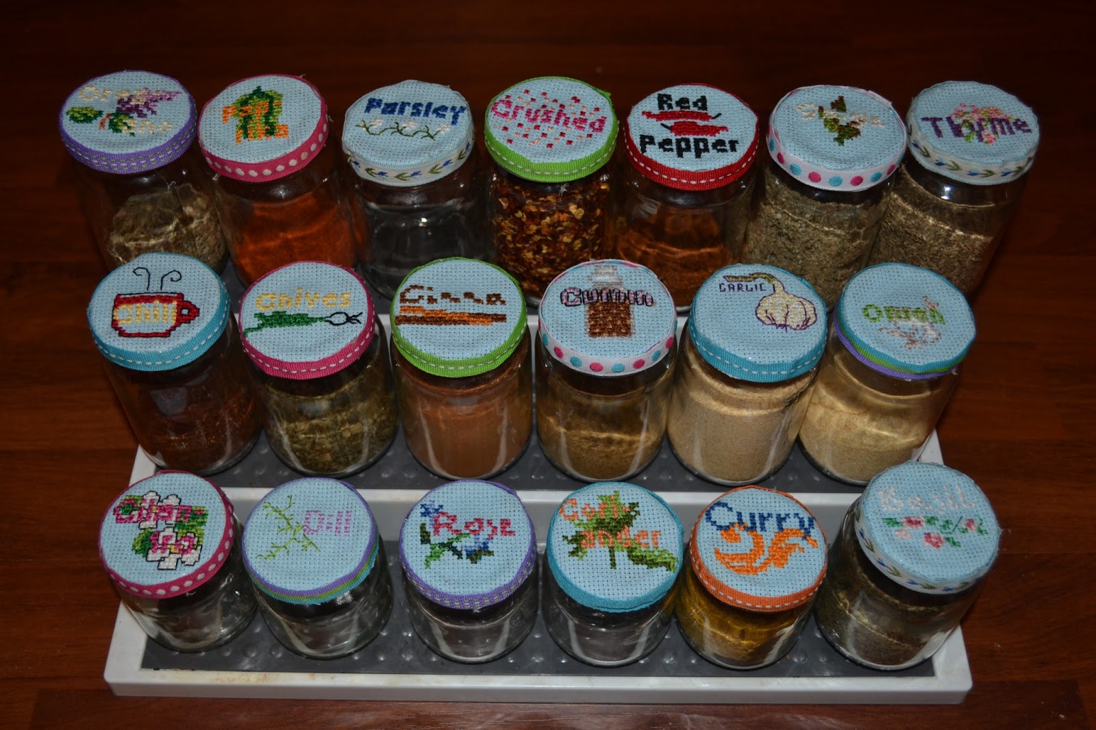 Atot's Crafts Spice Jars