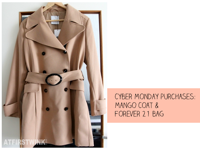 Cyber Monday purchases: Mango dark beige/caramel trench coat