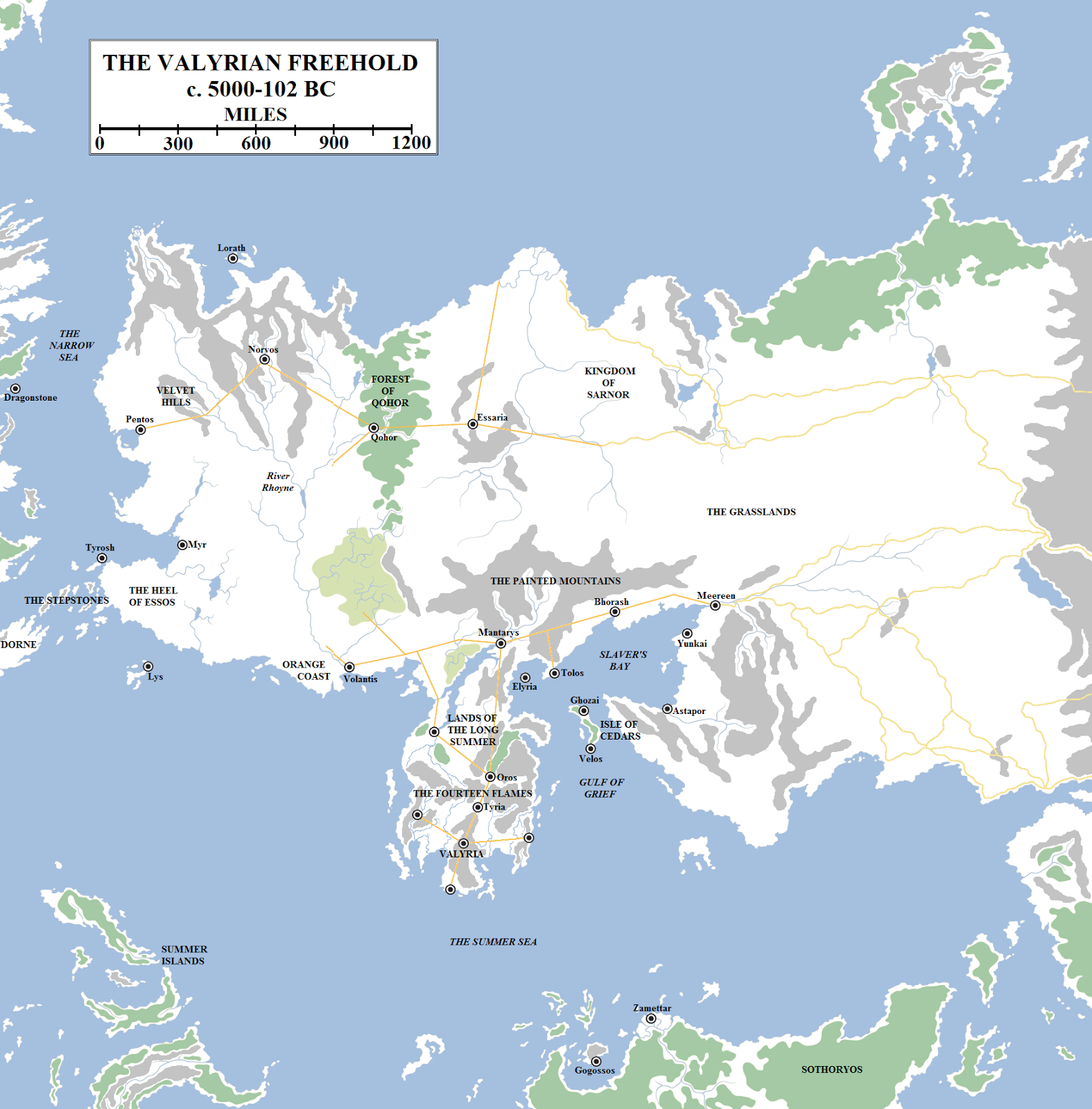 The Lands of Ice and Fire - Play Risk Online Free - Warzone
