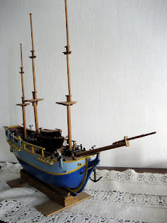 HMS Bounty model ship created by Jan Duyn