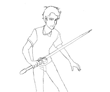 #8 Percy Jackson Coloring Page
