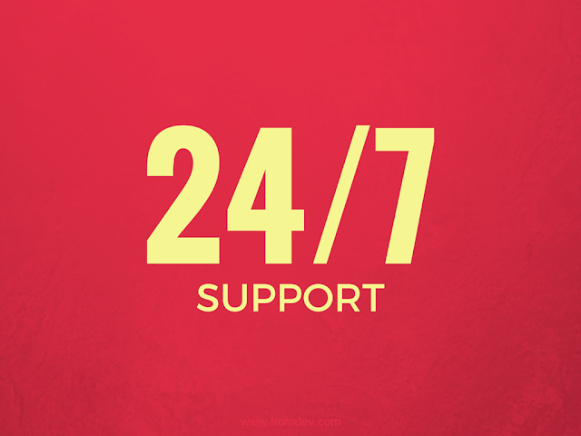 24/7 Tech Support is essential for a good hosting company