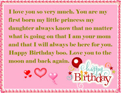daughter birthday wishes happy quotes 9th funny born inspirational princess daughters boo messages mother wonderful greetings wish much very poems