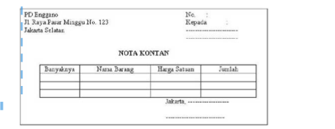 Bukti Transaksi Penerimaan Kas Our Akuntansi