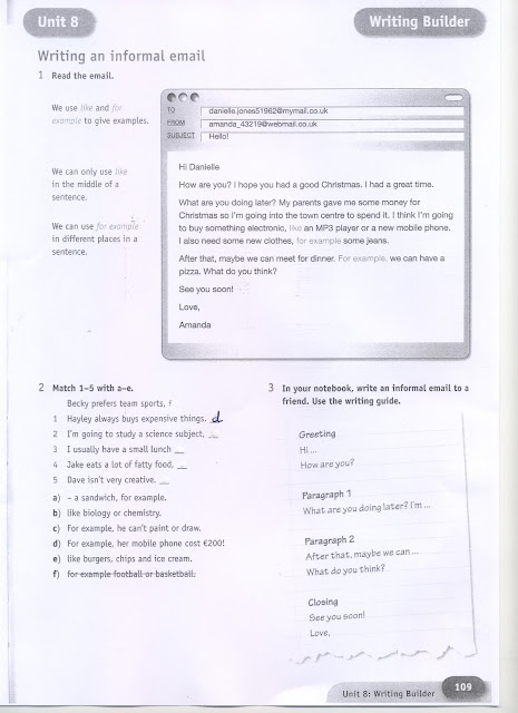 Visiting London UD 2 ESO WRITING AN INFORMAL EMAIL