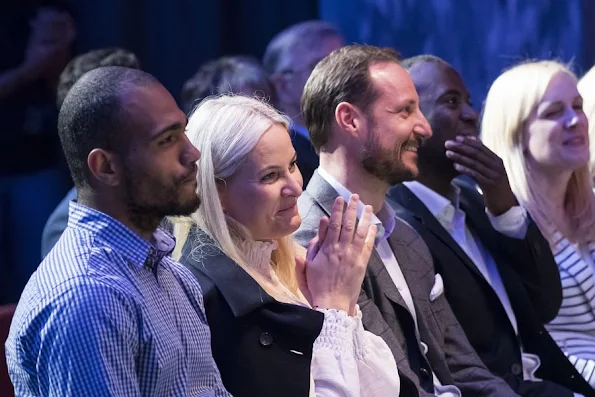 Crown Prince Haakon of Norway and Crown Princess Mette-Marit of Norway attended a panel on youth, education and entrepreneurship. That panel was the first of planned four panels also called VIBROdebatten