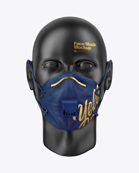 Download Free Face Mask Mockup PSD Mockup Template