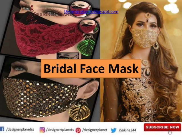 Bridal Masks Are Now A Part Of Bridal Outfits|Mask for Bride| Designerplanet