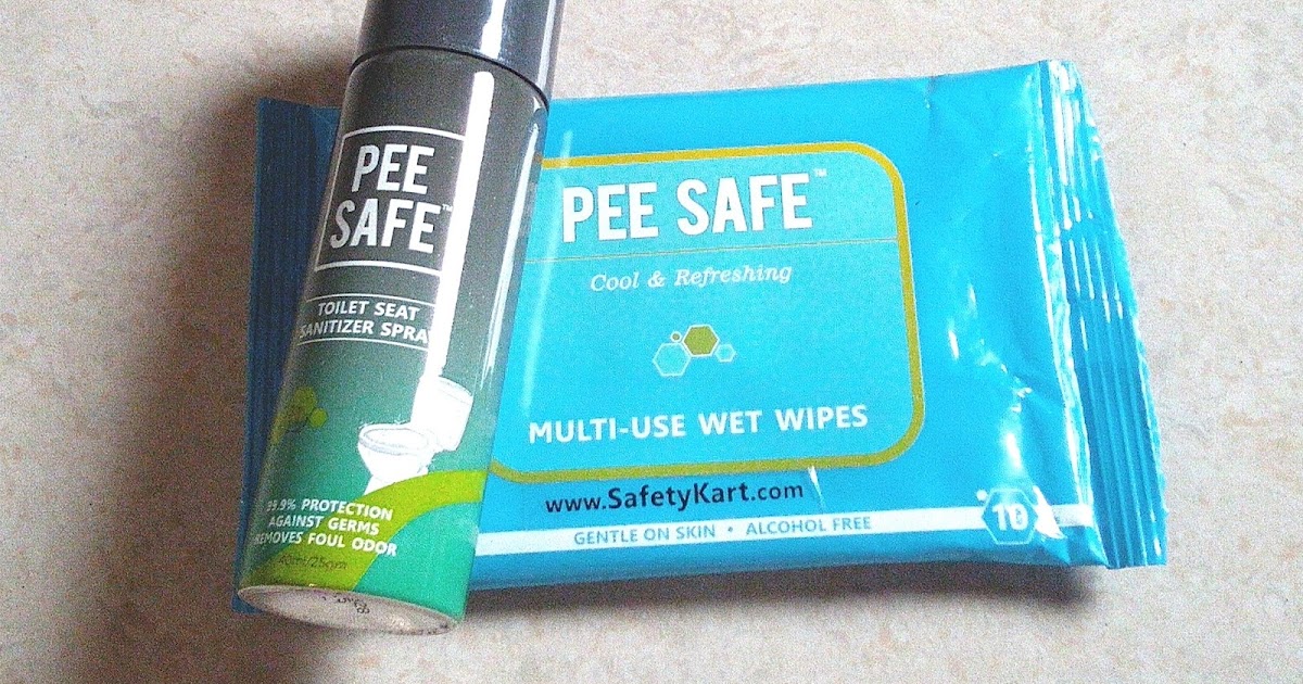 Pee Safe Toilet Seat Sanitizer Spray & Wet Wipes Review