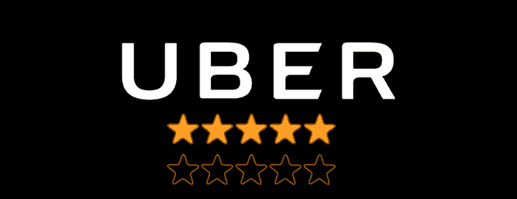 Descobrir a média das avaliações como passageiro no Uber