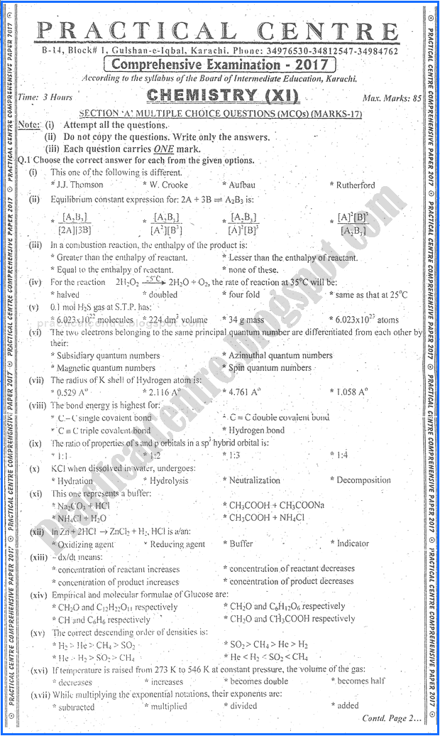 chemistry-xi-practical-centre-guess-paper-2017-science-group